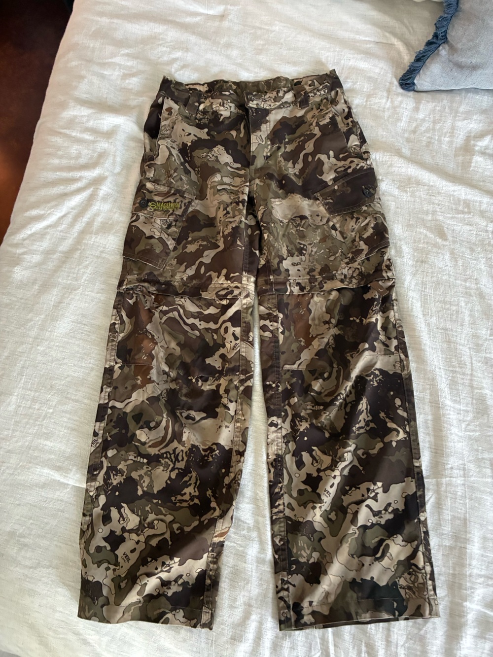Magellan Outdoors Boys' ZipOff Camouflage Convertible Pants